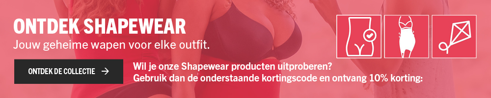 Shapewear corrigerend ondergoed banner