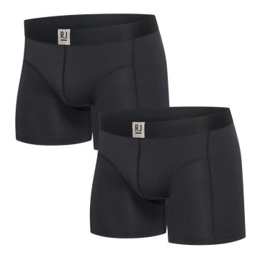 Jort Heren Boxershort 2-Pack Zwart