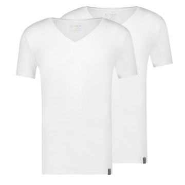 Madrid Heren T-Shirt Diepe V-Hals 2-Pack 